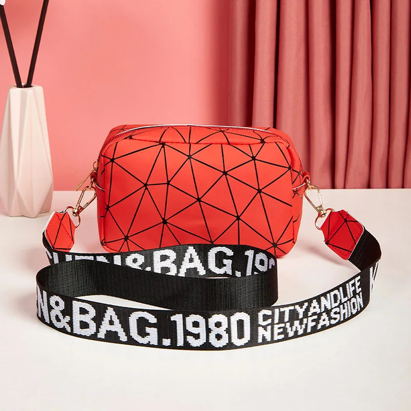Yogodlns Laser-Chic Satchel – Trendy Square Crossbody for Women ART : 26