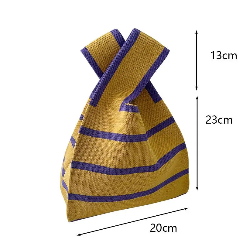 The Snug Stripe – Hand-Knit Shoulder Hug ART : 30