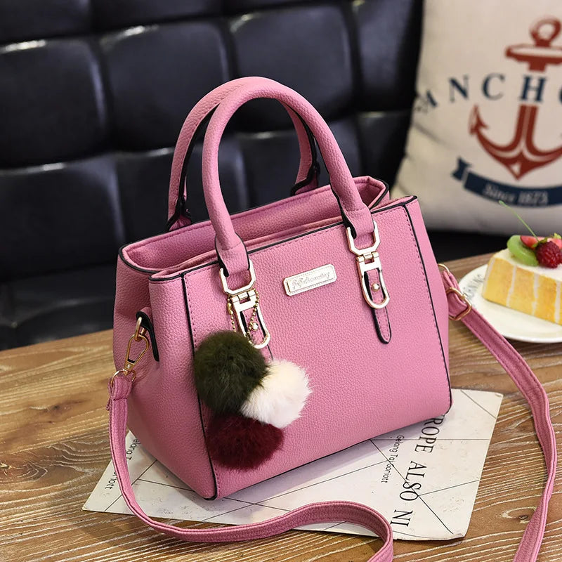 Vintage PU Leather Shoulder Crossbody Bag with Tassel ART : 16