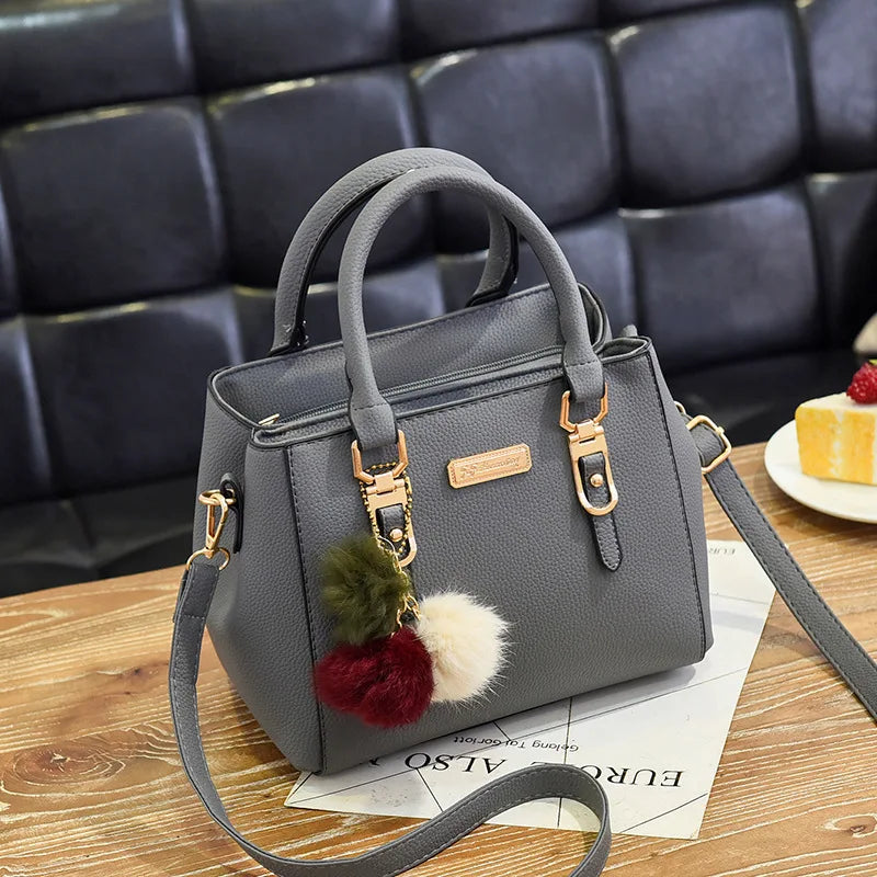 Vintage PU Leather Shoulder Crossbody Bag with Tassel ART : 16