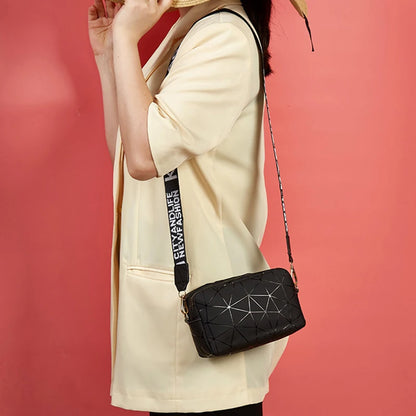 Yogodlns Laser-Chic Satchel – Trendy Square Crossbody for Women ART : 26