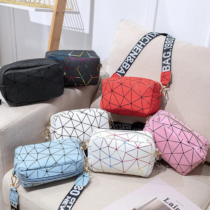 Yogodlns Laser-Chic Satchel – Trendy Square Crossbody for Women ART : 26