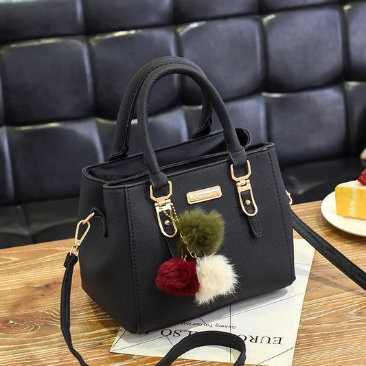 Vintage PU Leather Shoulder Crossbody Bag with Tassel ART : 16