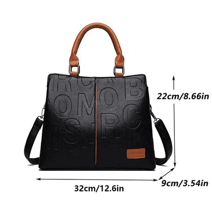 The Capsule Courier – Spacious PU Leather Crossbody ART : 28