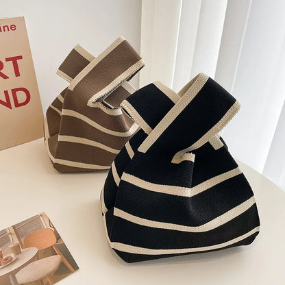 The Snug Stripe – Hand-Knit Shoulder Hug ART : 30