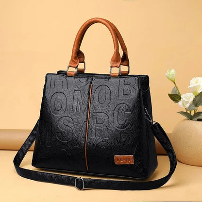 The Capsule Courier – Spacious PU Leather Crossbody ART : 28