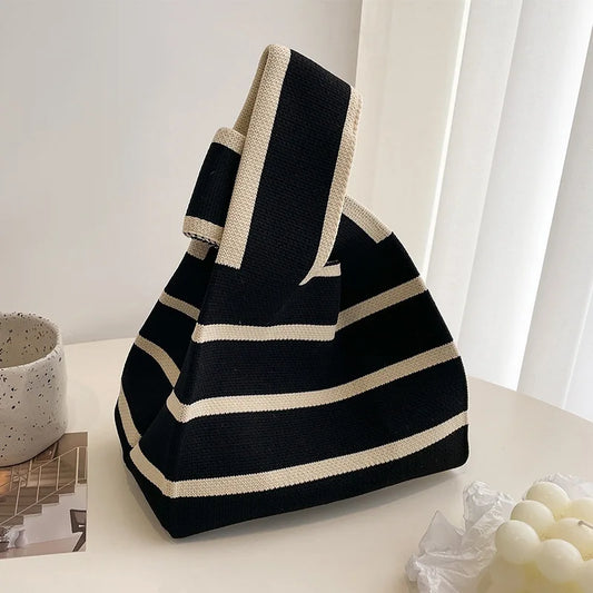 The Snug Stripe – Hand-Knit Shoulder Hug ART : 30