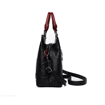 The Capsule Courier – Spacious PU Leather Crossbody ART : 28