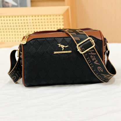 Designer Checkered Messenger Bag – Luxury Women's Crossbody ART : 14