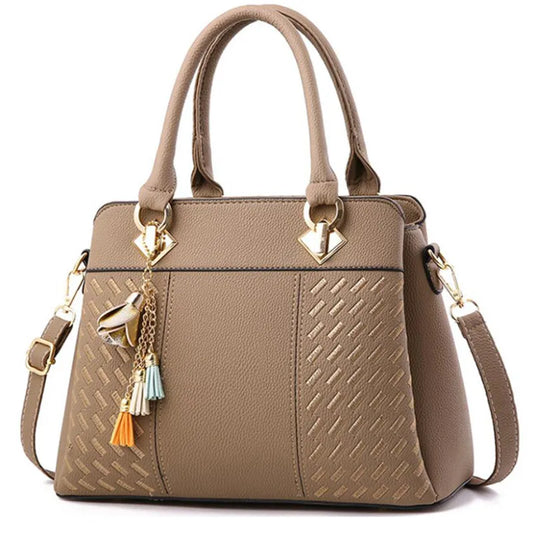 Gusure Luxe Tassel Crossbody Bag – Embroidered Elegance, Spacious & Stylish ART : 24